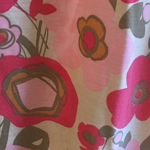 Red and Pink Floral Boho-Style Stefanel Blouse - Picture 11 of 11